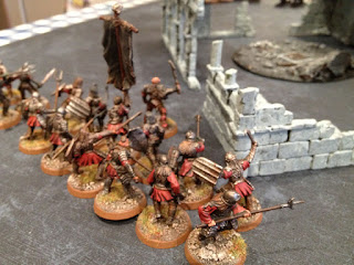 Hobbit SBG - Gothmogs Morannon orcs with Banner Hobbit SBG - Gothmogs Morannon orcs with Banner