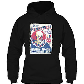 Pennywise the Clown Hoodie, Stephen King Hoodies, Stephen King Store