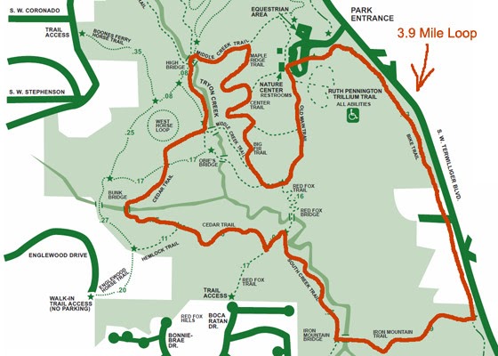 Tryon Creek Trail Map Pdx Nature Trails: Tryon Creek Maps