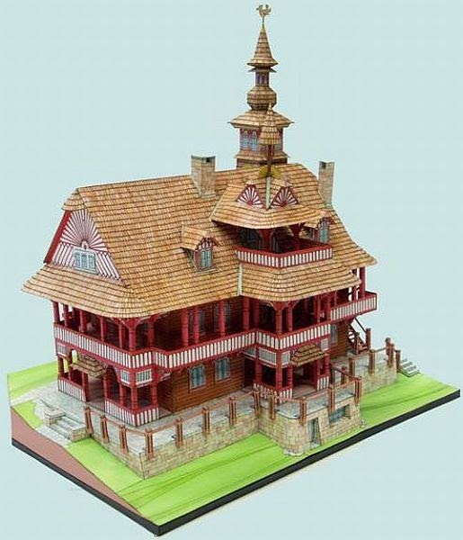 Sisli Düşler Mukavvadan Maket Ev