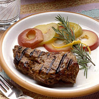 Herbed Lamb with Apples