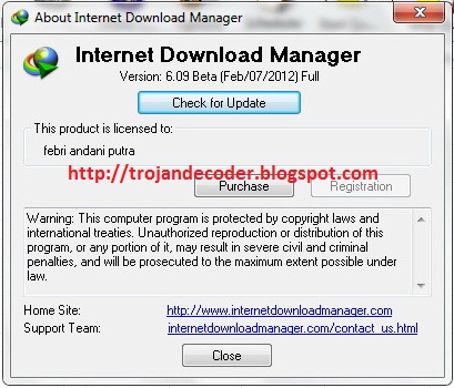 Download IDM 6.09 Full, Serial, Key, Patch 2012