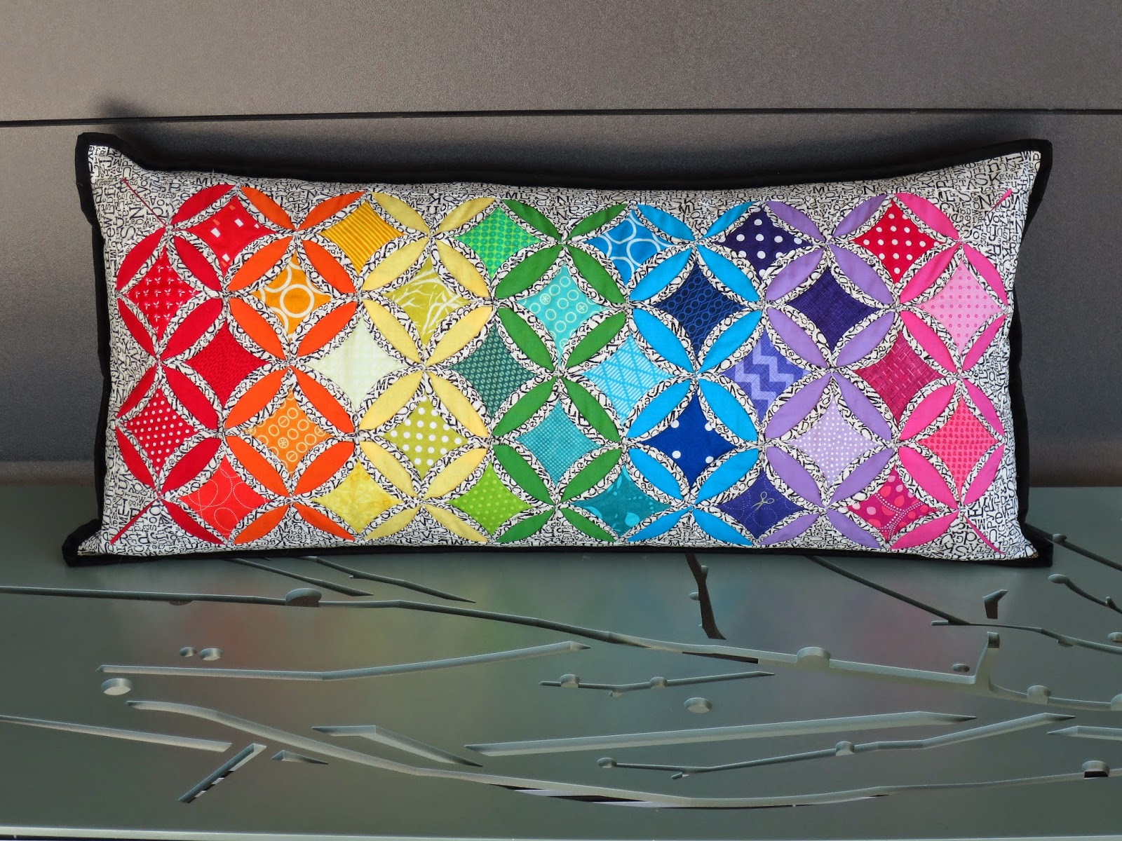 What's One More Project... Rainbow Pillow