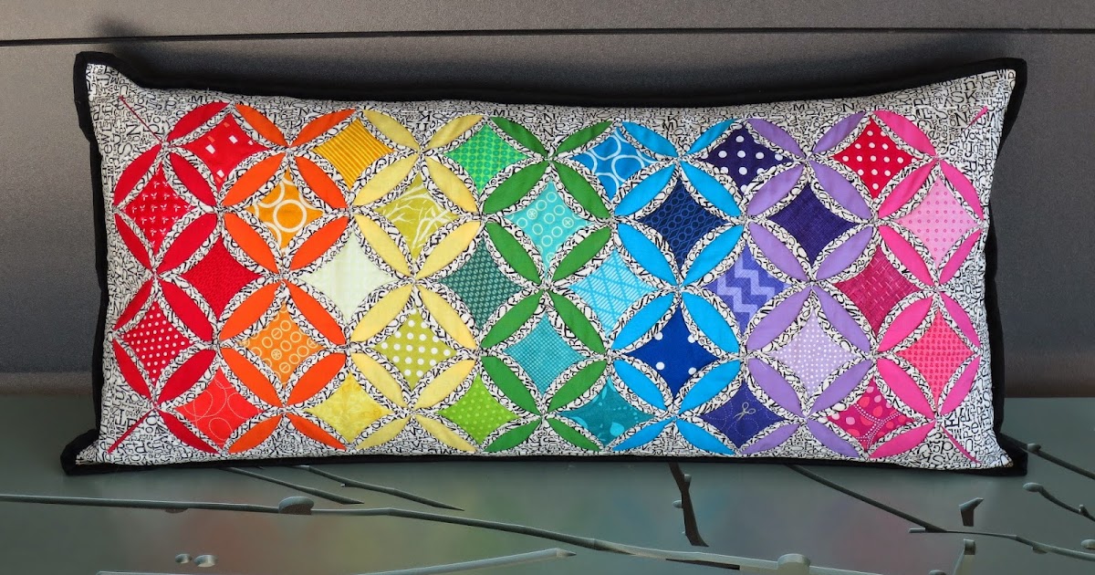 What's One More Project... Rainbow Pillow