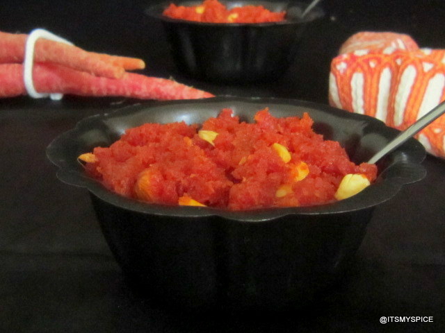 Halwa made from grated carrots