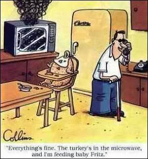 Blind Man Thanksgiving Cartoon