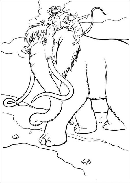  coloring pages ice age coloring pages ice age 4 coloring pages for title=
