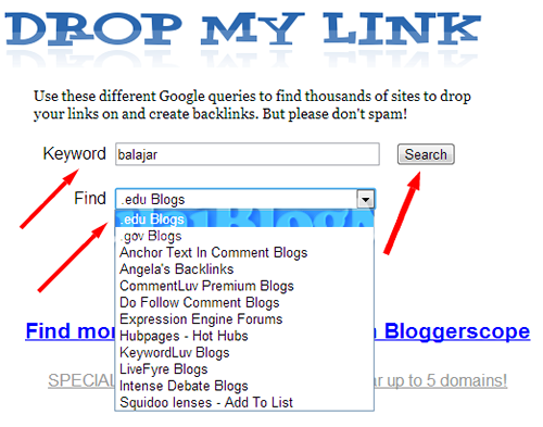 footprint menggunakan website toolsdropmylink footprint menggunakan website toolsdropmylink