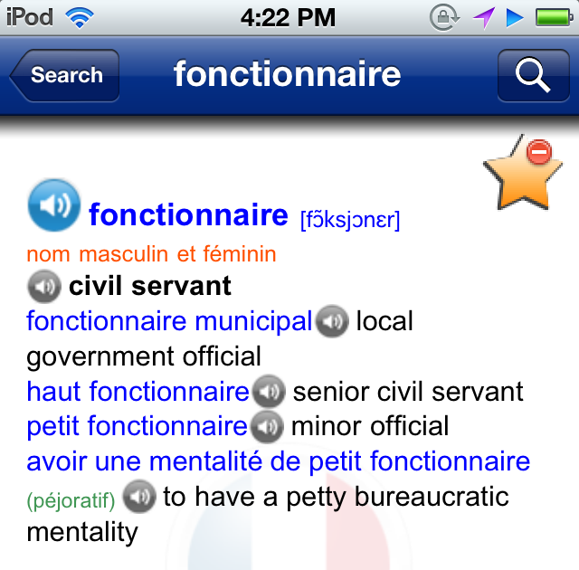 Foreign Languages & PDAs Stream of Kensciousness Larousse English
