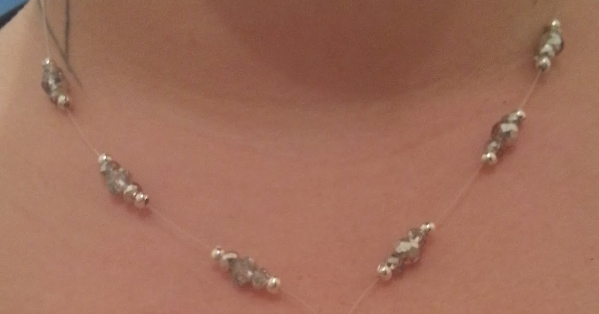 Did It Myself Craft Tutorials Floating crystal necklace tutorial