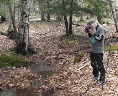 man taking picture