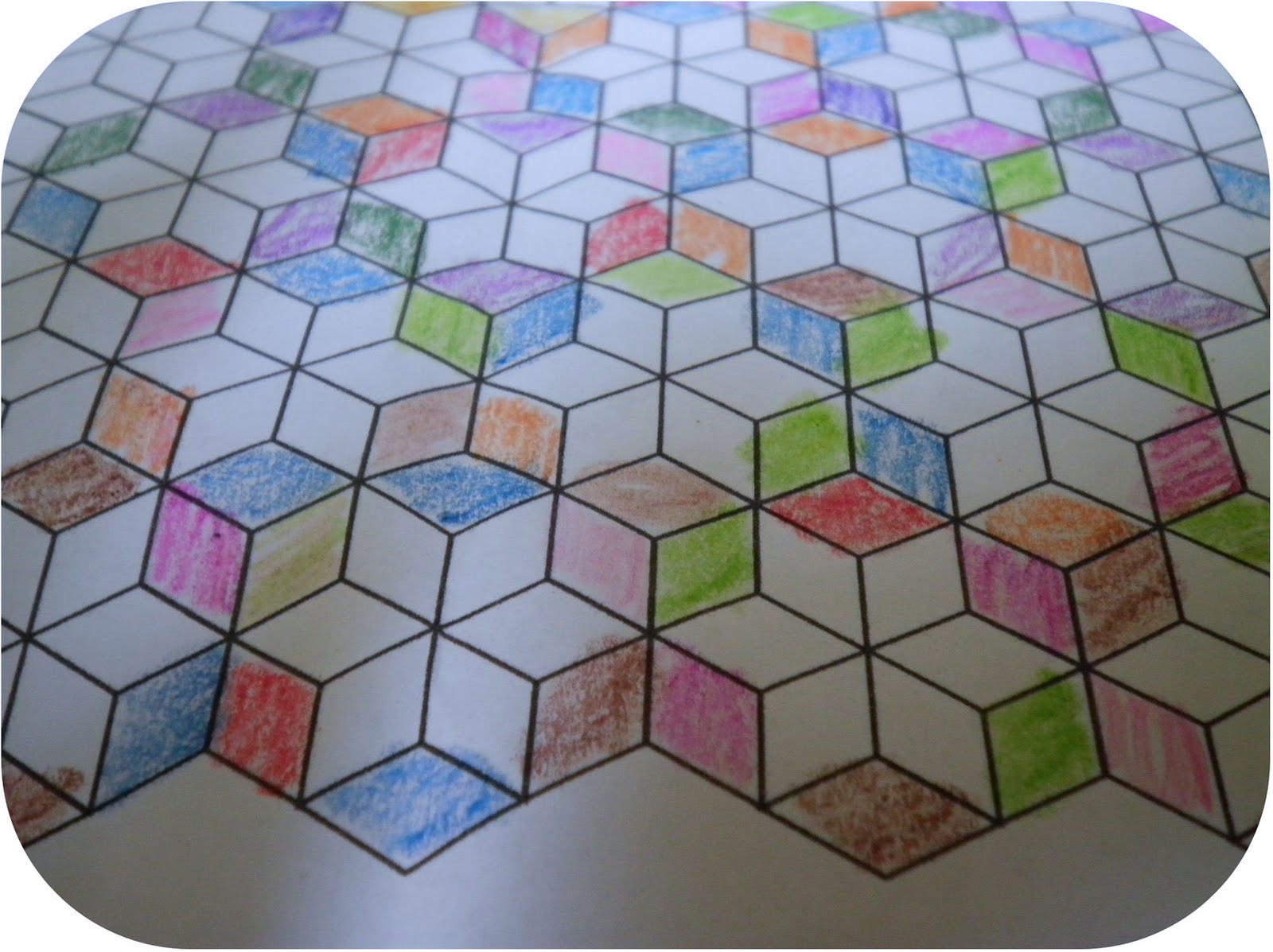 Free English Paper Piecing Diamond Templates
