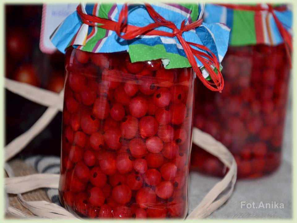 Domowa kuchnia Aniki Kompot z czerwonej porzeczki