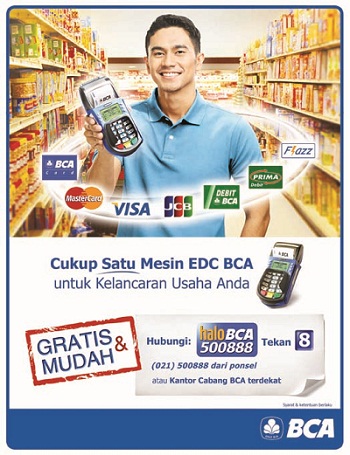 PROMO MERCHENT EDC BCA / MESIN GESEK BCA