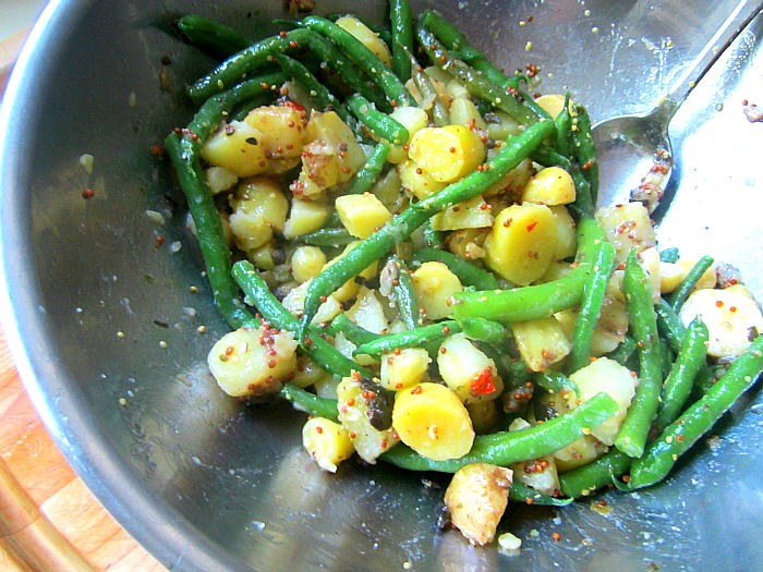 Halibut Nicoise w/ Tomato Anchovy Butter