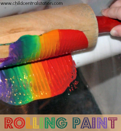 Child Central Station Rolling Paint!