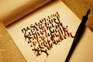 profession of calligraphy