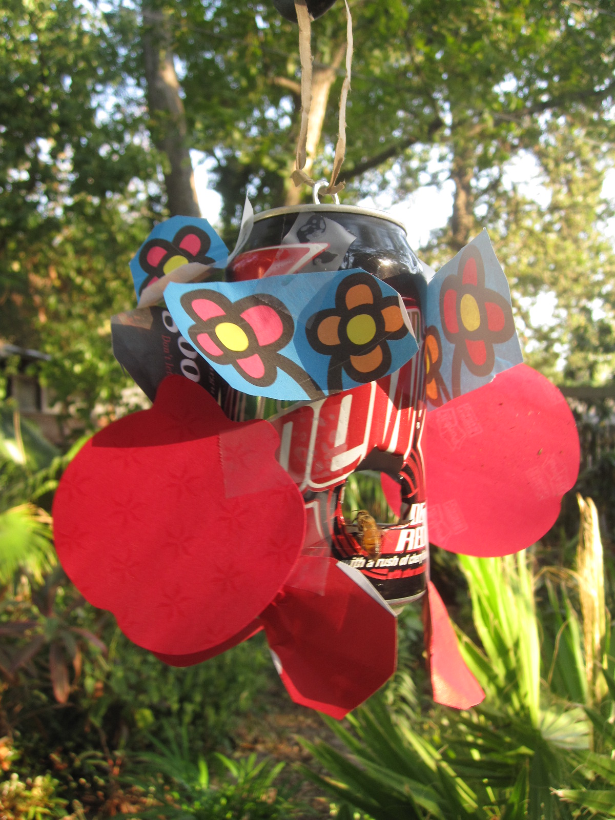 Tropical Texana HOW TO MAKE A SODA CAN HUMMINGBIRD FEEDER