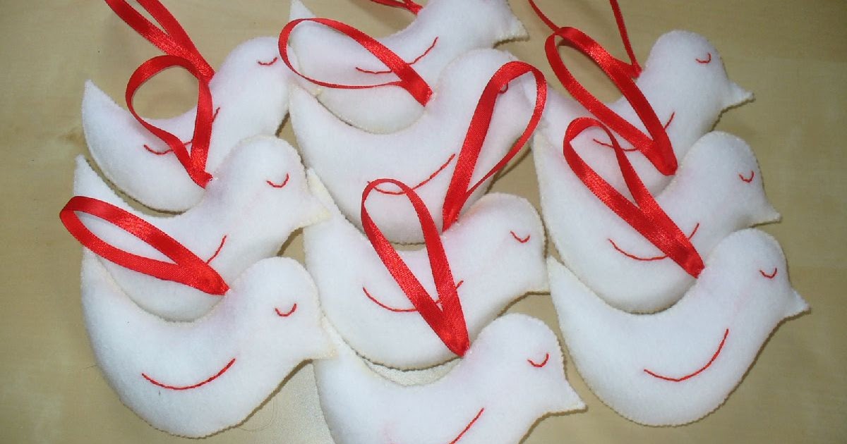 Little Felt House Felt Christmas Tree Decorations