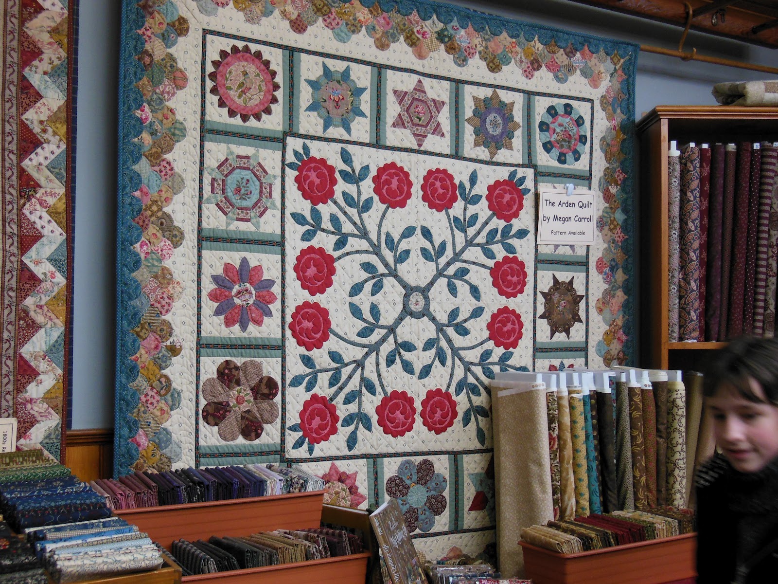 Quilting By Celia Visit to quilt store and Farmer's Wife Blocks