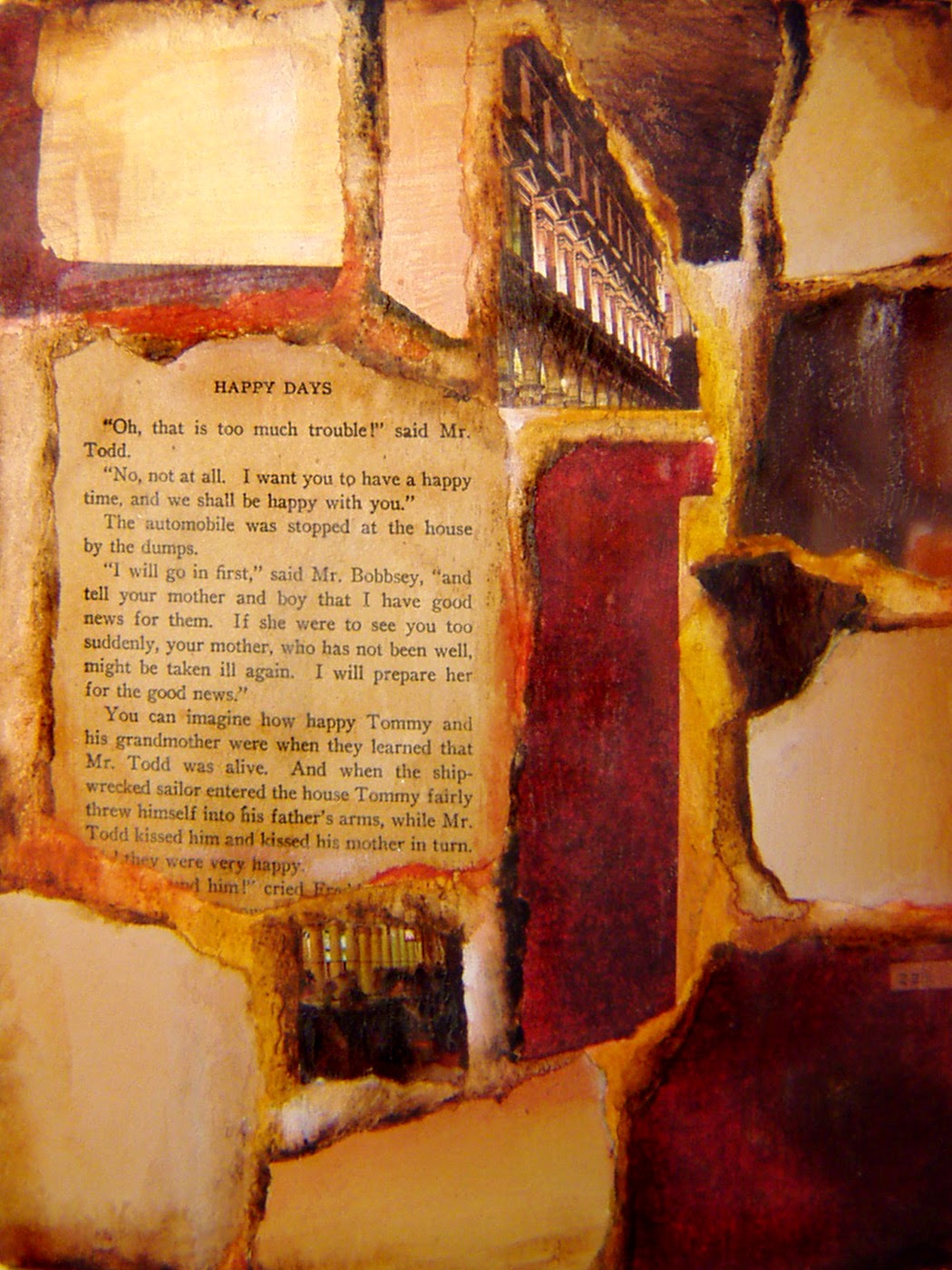 harmonious, collage tutorial, mixed-media