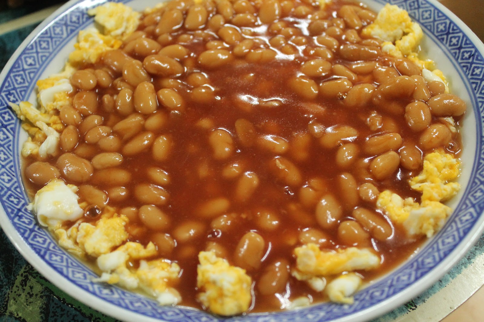 My Cooking Recipe Baked Bean & Egg