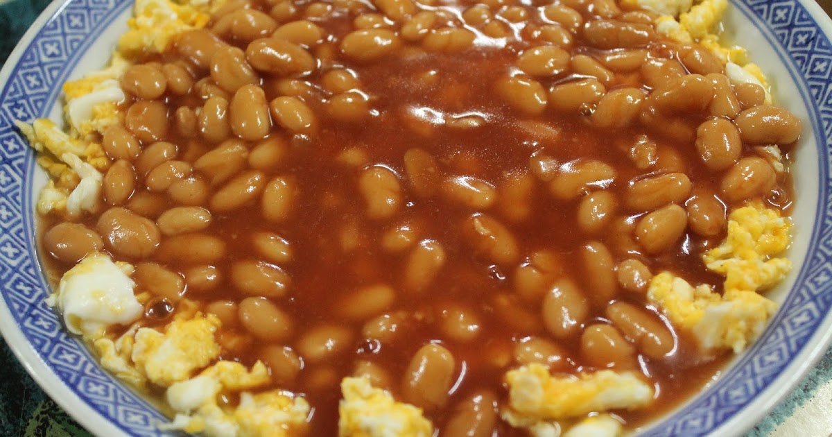 My Cooking Recipe Baked Bean & Egg