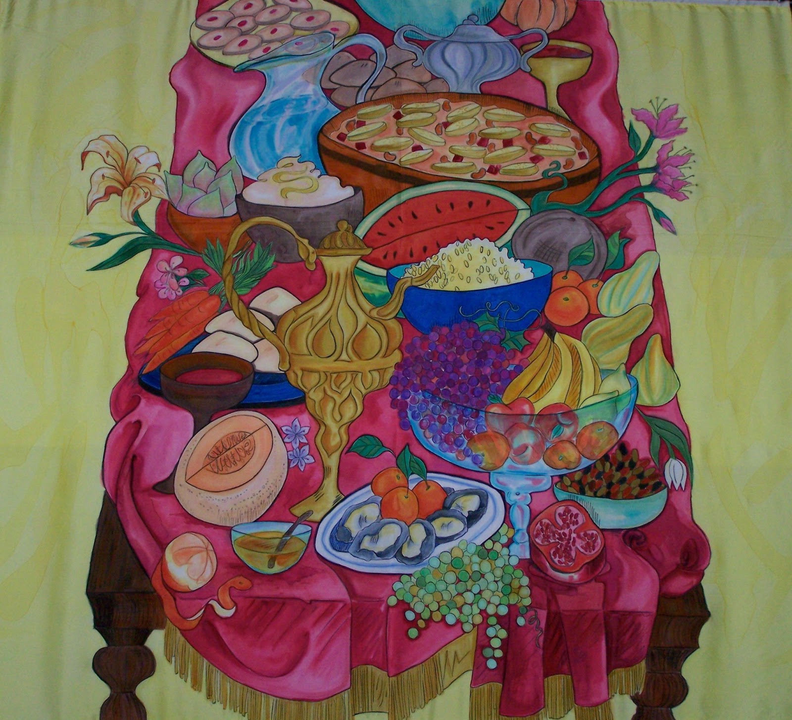 Imagination Painting Silk Painting