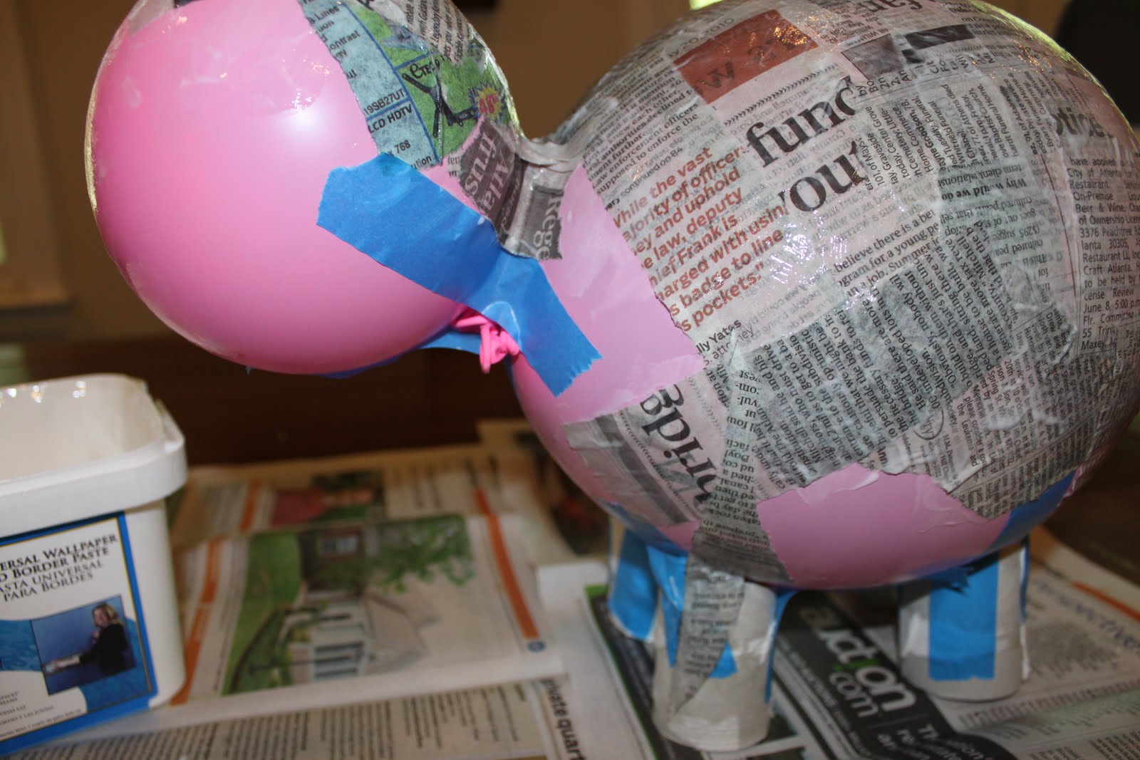 Paintings that Fly PAPER MACHE TUTORIAL