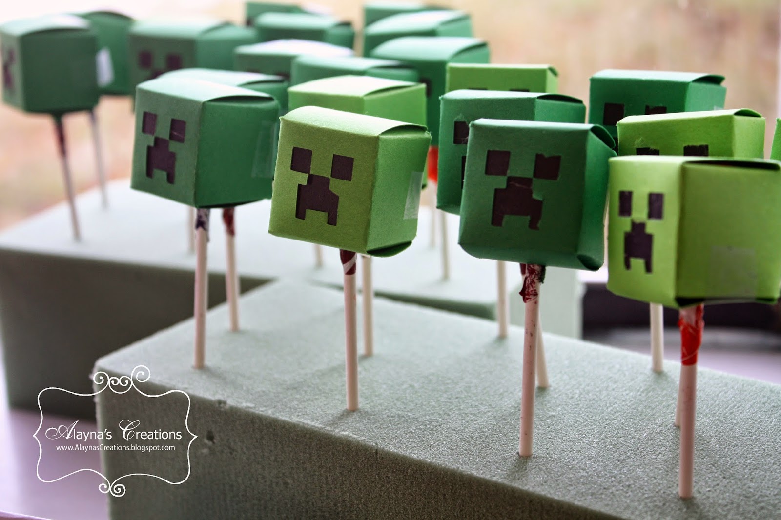 Creeper Face Birthday Cake Creeper Face Birthday Cake