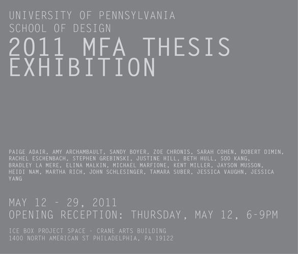 Mfa Thesis