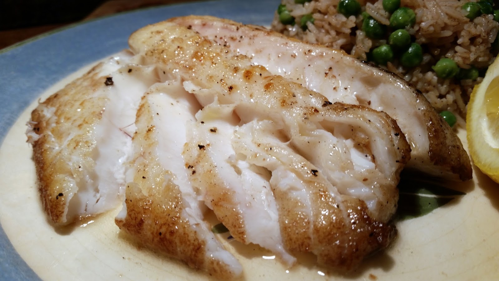 Thibeault's Table Pan Fried Halibut