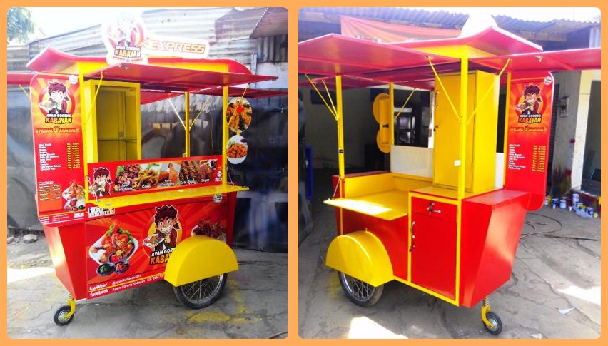 Gerobak Dorong Ayam Goreng