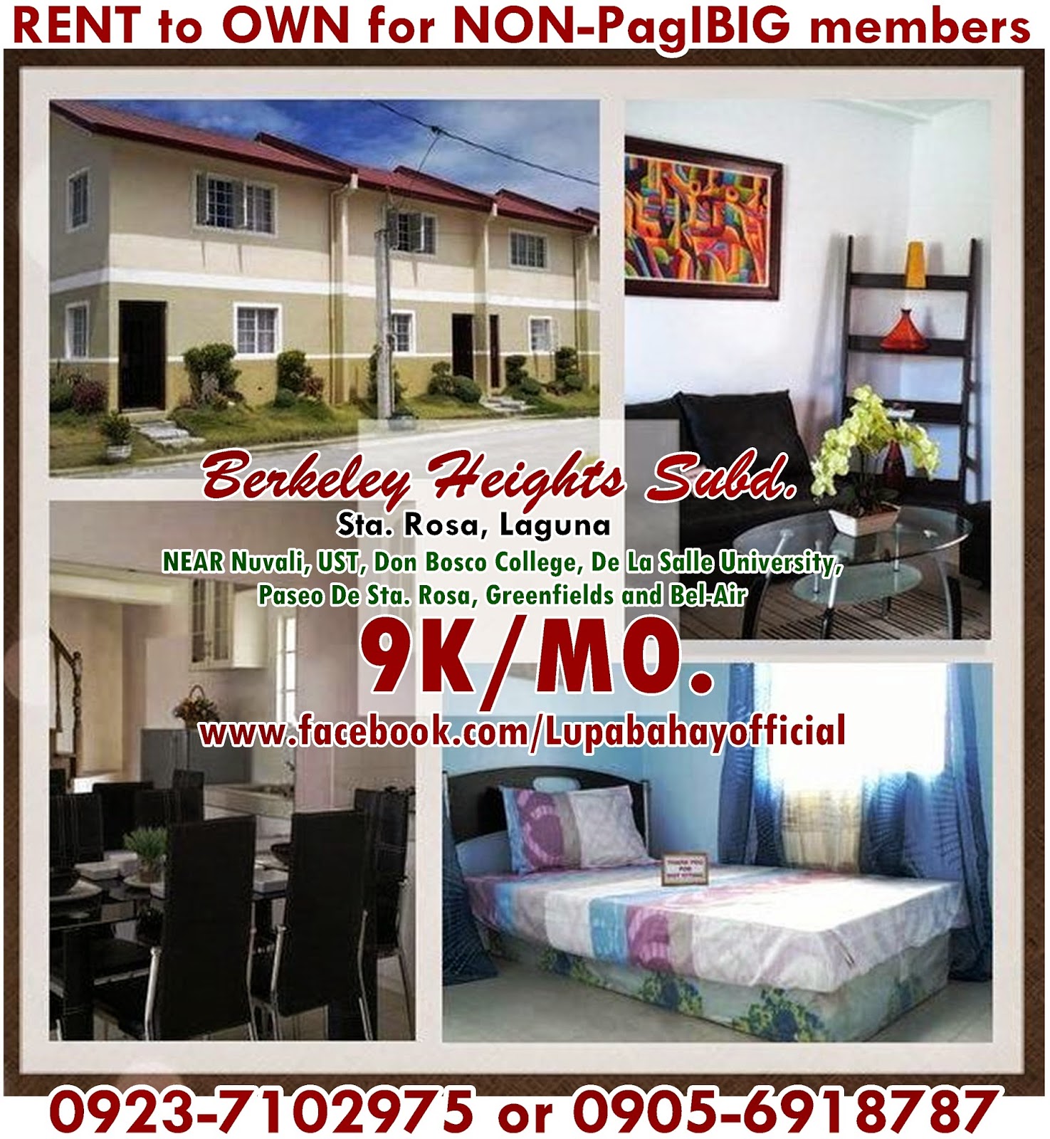 PALMA REAL Residential Estates Along GREENFIELDS Sta. Rosa Laguna