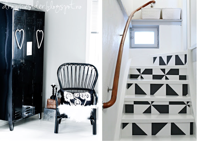 Déco black & white sur Méchant design via Nat et nature