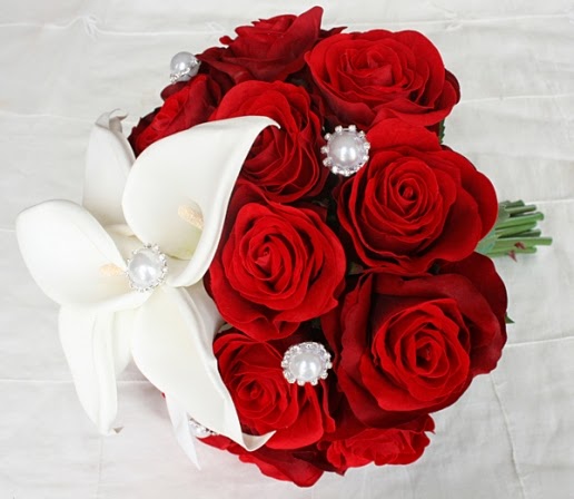 cheap flowers for weddings red