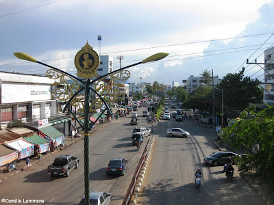 Main road through Surat Thani town