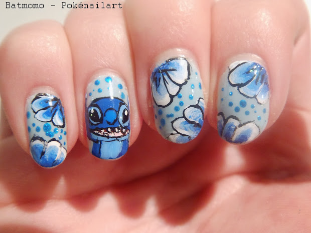 poknailart challenge - blue