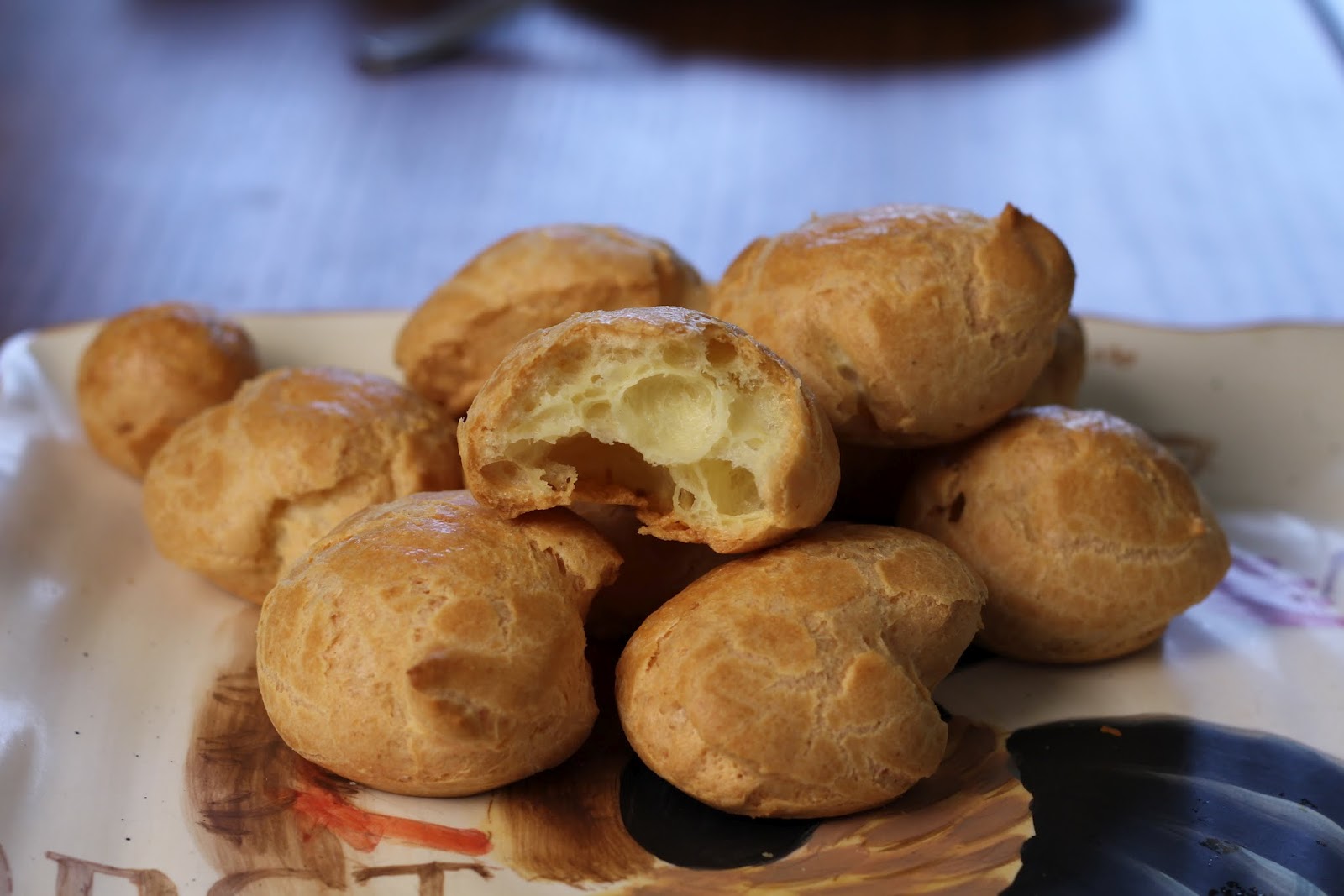 Gruyère Cheese Gougères The Wandering Oltean