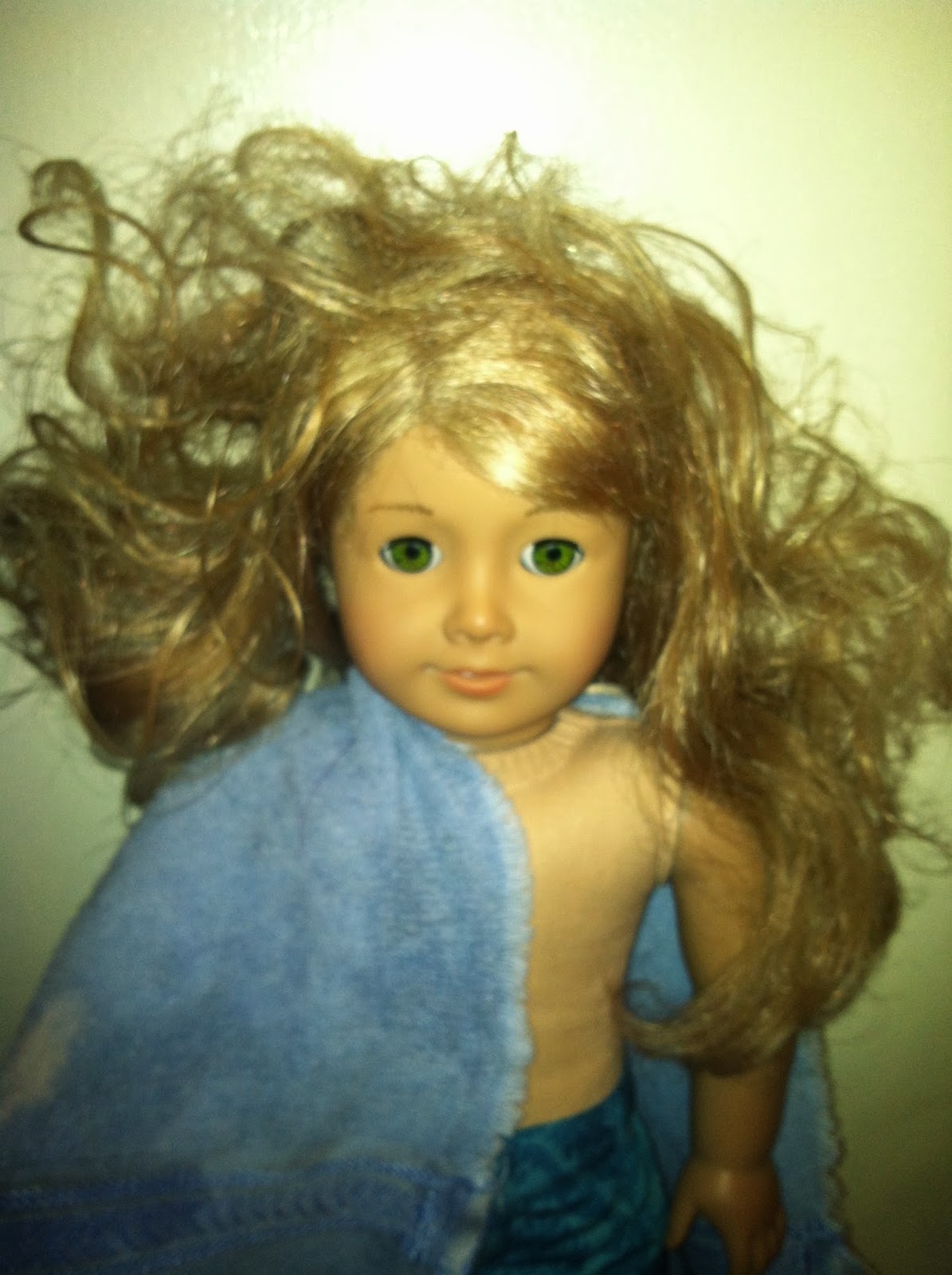 restoring american girl doll hair