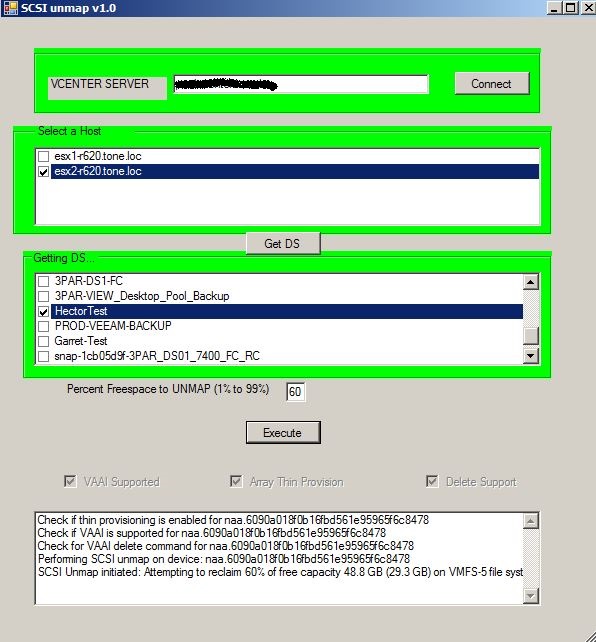 DaWolf VCP SCSI Unmap Tool for ESXi5.0 / ESXi5.1