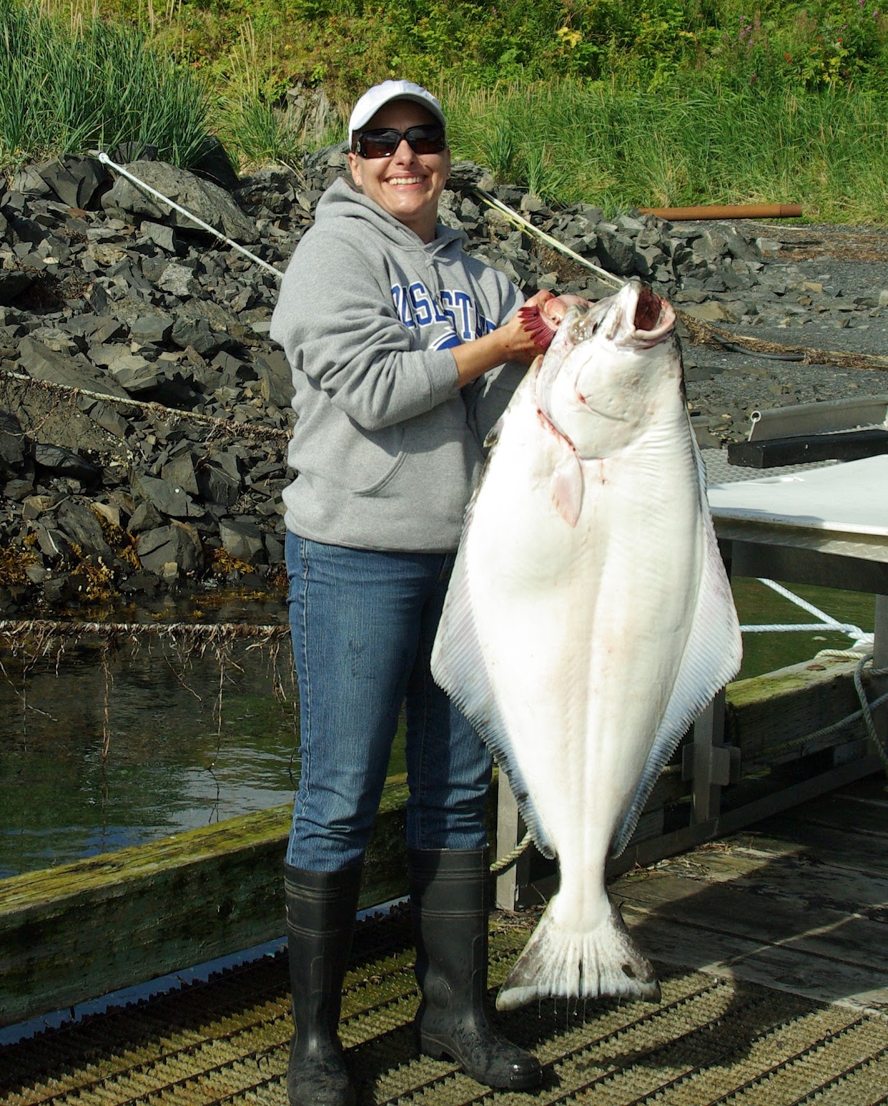 Kodiak Adventures Lodge Halibut fishing on kodiak Island