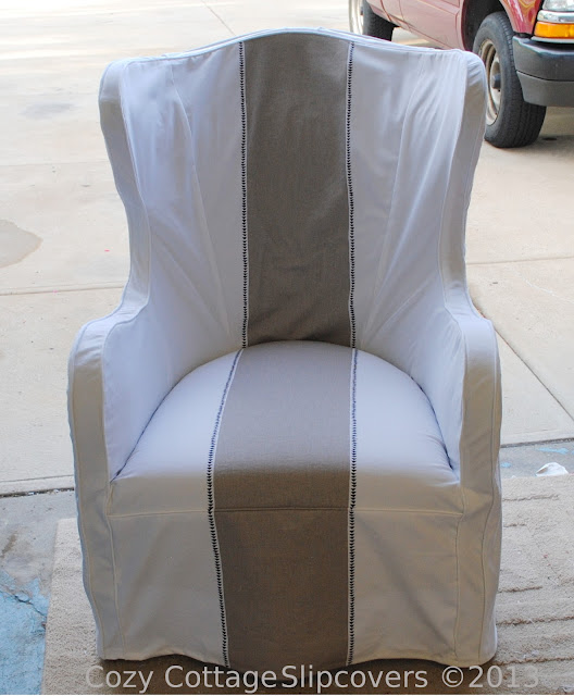 Cozy Cottage Slipcovers Racing Stripe Slipcover