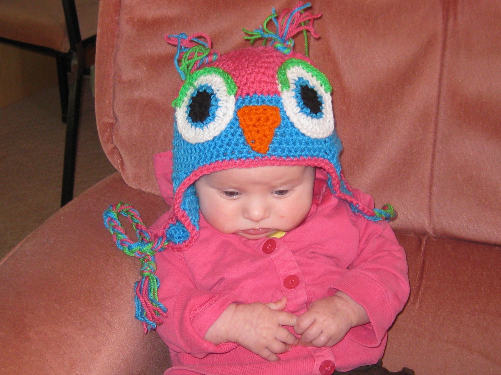 Crochet Owl Hat