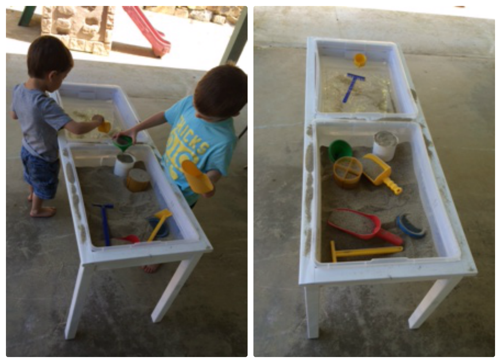 Popular with the Poplins Diy Sand and Water Table