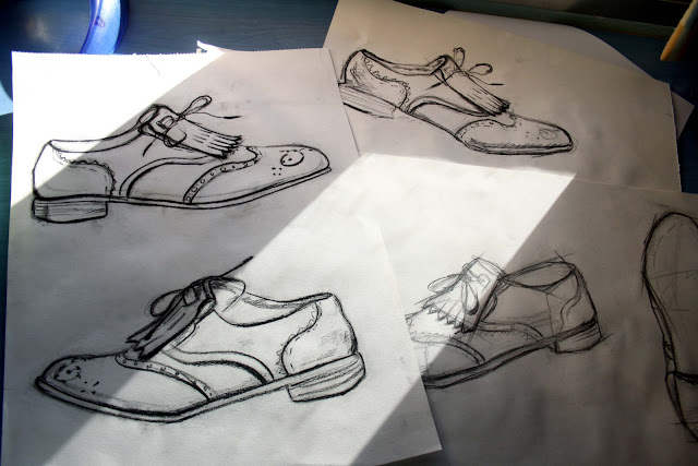 Dibujos a lapiz de zapatos - Imagui