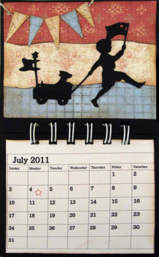 Wandering Scissors June July And August Calendar Pages