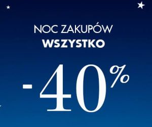 Noc zakupów w 5.10.15 - wszystko -40% Promocje i wyprzedaże