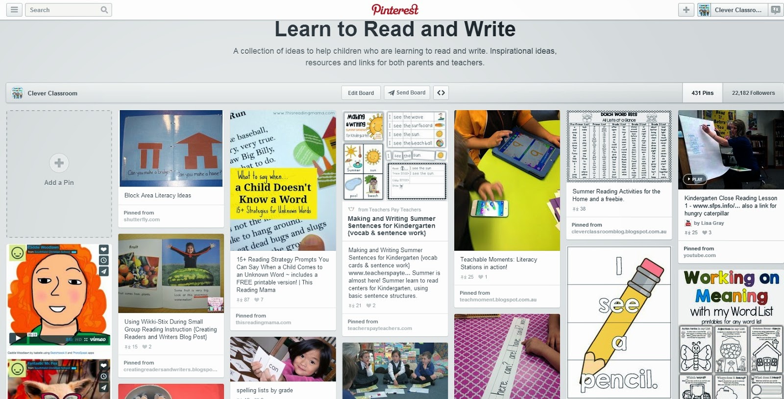 I can Read: Learning to read at home Learn to read and Write Pinterest board