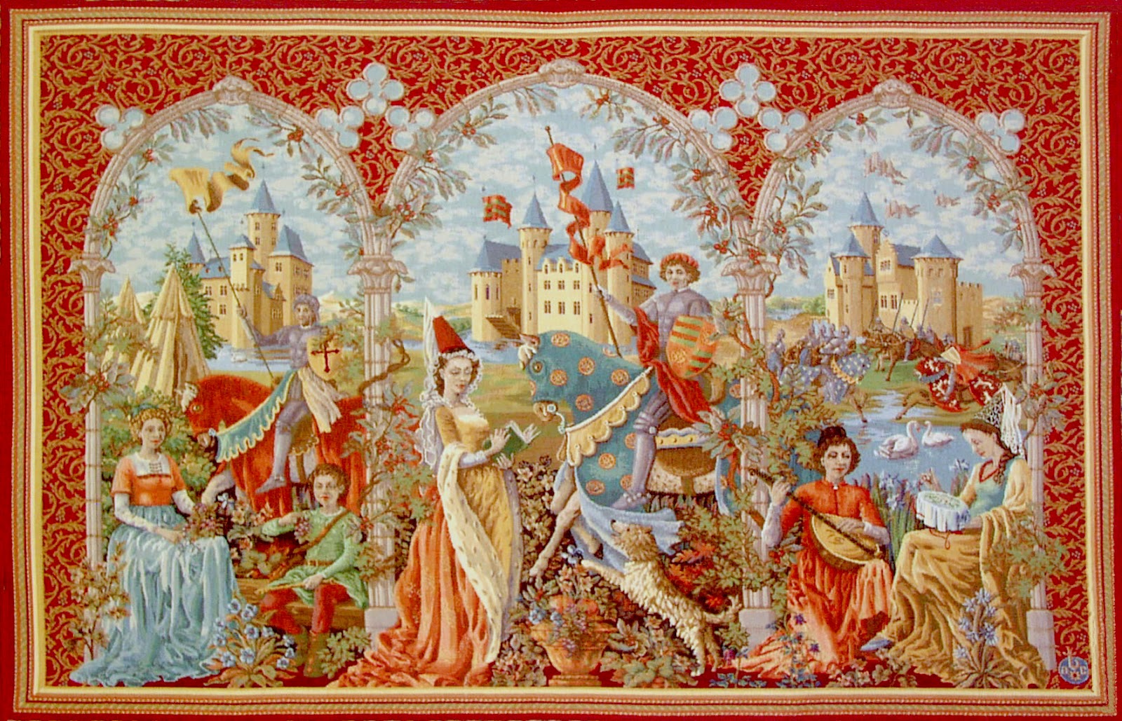 loveisspeed....... Medieval tapestries art...